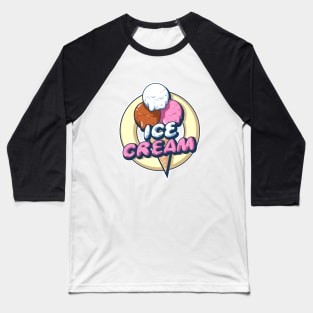 Ice cream Baseball T-Shirt